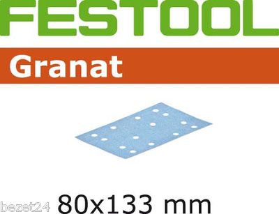 FESTOOL Schleifstreifen STF 80x133 Mm – Körnung P100, Für VOC-Lacke & Harte Untergründe