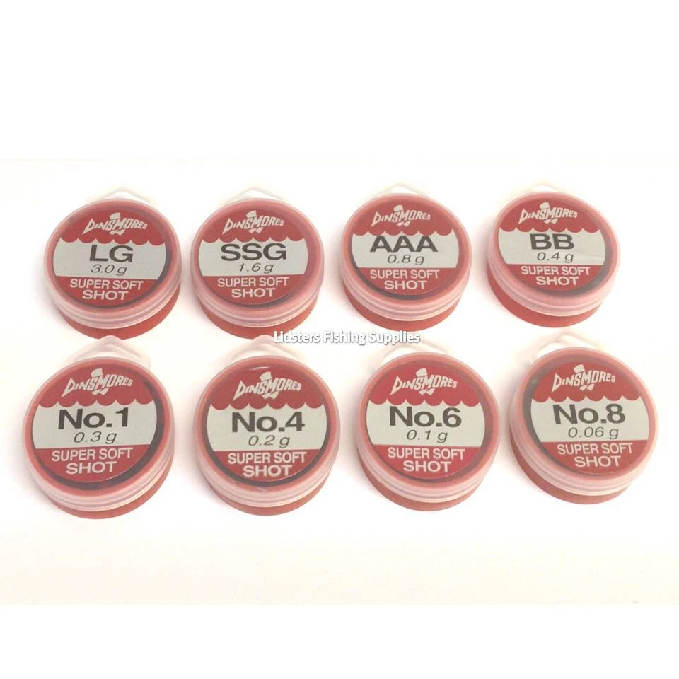 Dinsmores Super Soft Refill Split Shot Tub Größe LG SSG AAA BB NO1 4 6 8 ANGELN