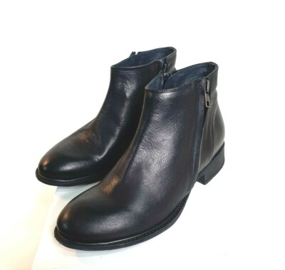 056) PIAMPIANI Damen Leder Stiefel Stiefletten Gr. 36 38 39 40 41 Italy NP179 