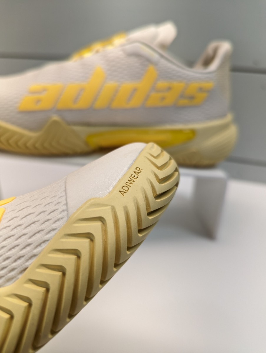 Adidas Barricade Ecru Tint Beam Yellow Tennis Court Sneakers size Men\'s 6.5 Size 6.5 Adidas Barricade Ecru Tint Beam Yellow GY1448  main image 2