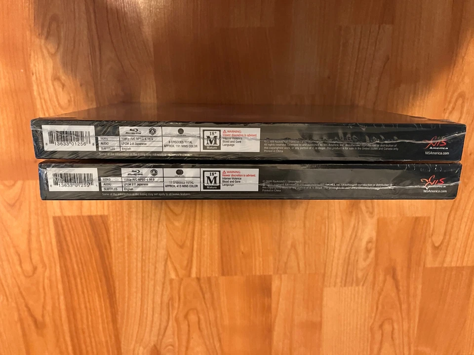 Umineko When they Cry Anime Blu-ray Premium Edition NIS America Vol 1 & 2 SEALED Foto 3 de 4