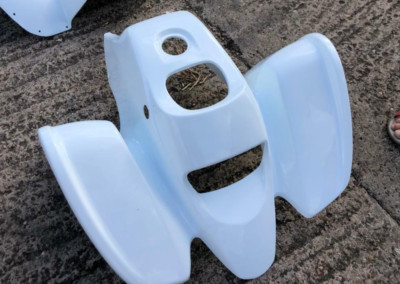 Genuine Apache F100 Liquid Cooled Quad White New Front Fairing, new fairing