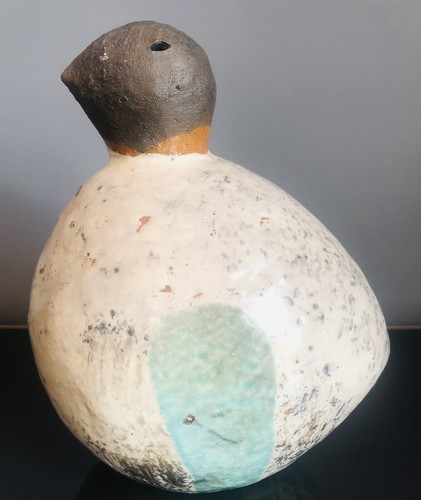 Vintage Obvara Raku Bird Lithuanian - Picture 2 of 7