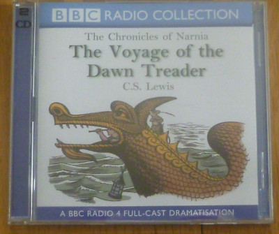 THE VOYAGE OF THE DAWN TREADER - C.S. LEWIS NARNIA - RARE BBC RADIO 4 - 2 x CD