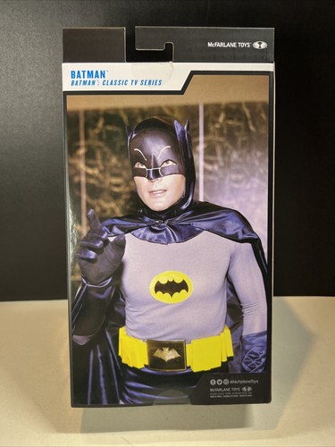 Mcfarlane DC Multiverse Batman Adam West Classic 66 Batman TV Platinum Chase - Picture 6 of 13