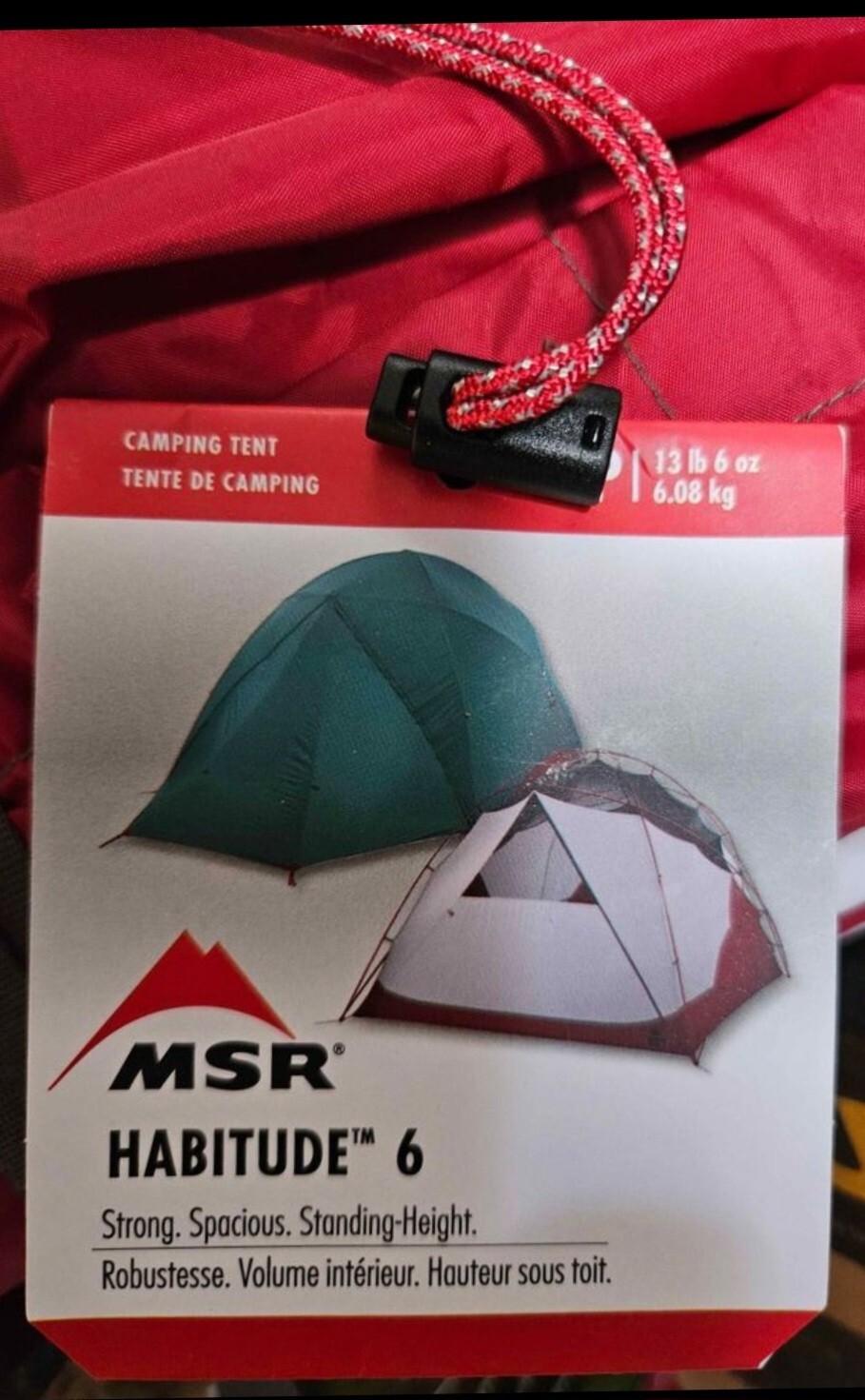 TENT MSR Habitude 6, 6 Person Family & Group Camping Tent, Blue. New