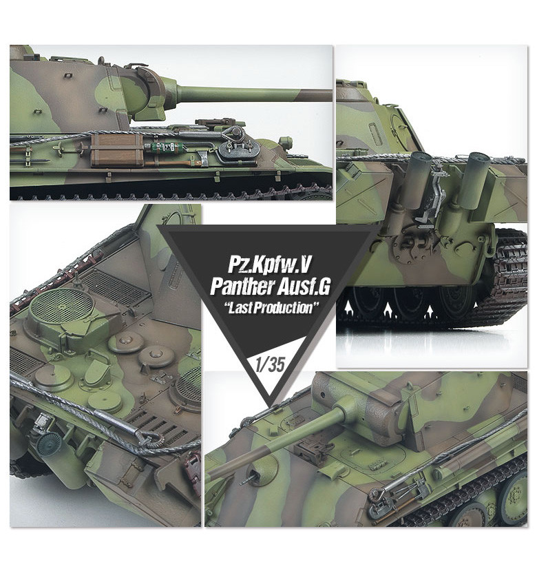1/35 Pz.kpfw.V Panther Ausf.G Last Production #13523 ACADEMY MODEL