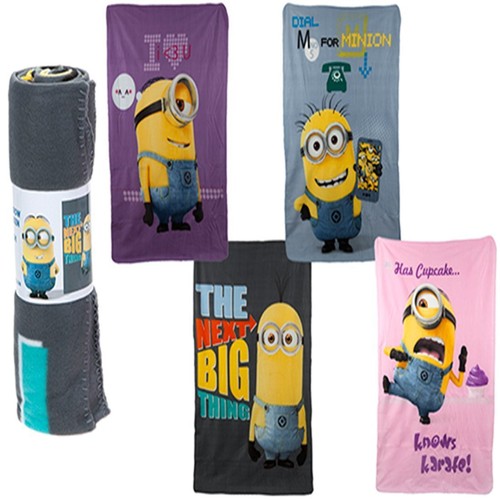 Minion Despicable Me Fleece Blanket 100cm X 150 Cm Ebay