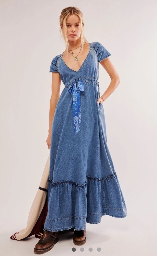 Free People Denim Dresses for Women for sale