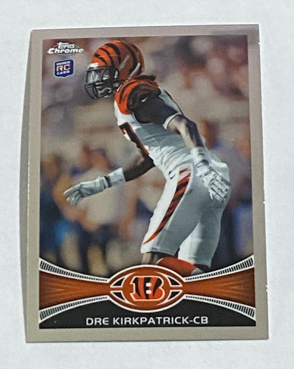 2012 Topps Chrome Rookie Card #28 Dre Kirkpatrick Cincinnati Bengals | eBay