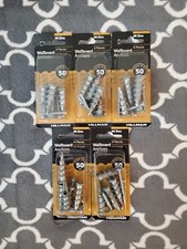 Hillman  Steel/Zinc Pan Head Wallboard Anchor #8 591326 Lot of 5 Factory Sealed 