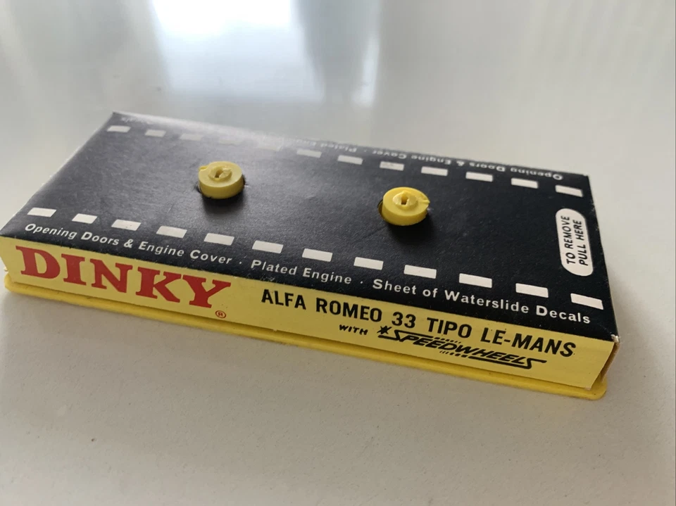 DINKY TOYS alfa romeo 33 tipo le mans with speedwheels 210 - Immagine 4 di 4