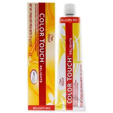 Color Touch Relights Demi-Permanent Color-57 Red-Violet Brown Wella Unisex-2 oz