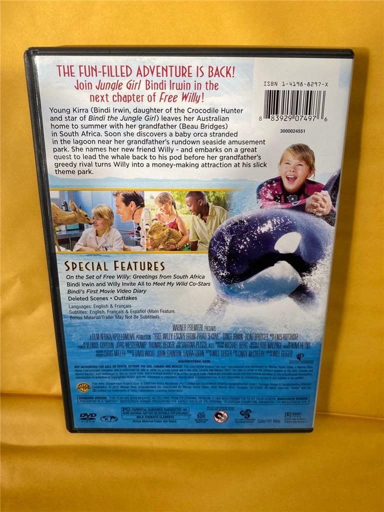 Free Willy: Escape From Pirate's Cove (DVD, 2010), Bindi Irwin