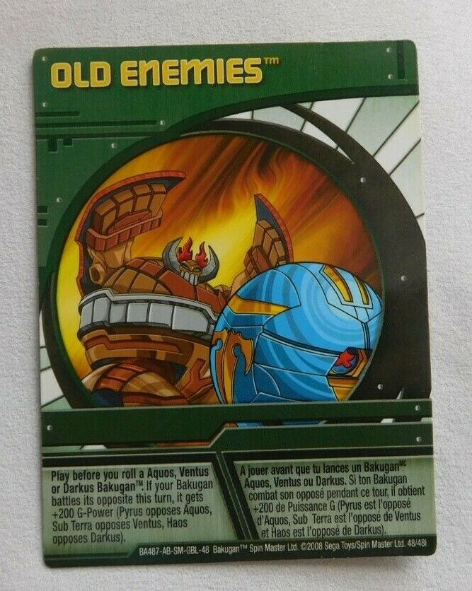 Bakugan Battle Brawlers DARKUS FOIL Ability Card 45/48 BA177 2008