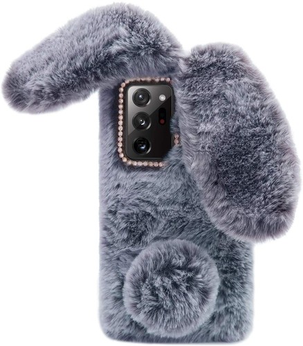 Girly Cute Pet Nap Case , Cute Faux Fur Fluffy Plush Shockproof Warm Phone Cover - 第 21/27 張圖片