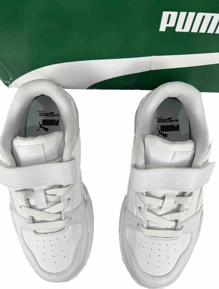 Puma Slipstream Cuero Ac+ Niños Pequeños Blanco Tenis Zapatos Informales 38782702 Foto 3 de 4