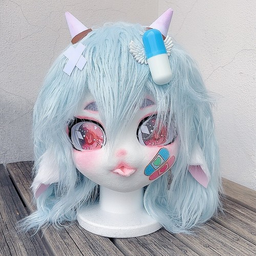 Premade Fursuits Head Sheep Kigurumi Headsets Furry Costumes Menhera