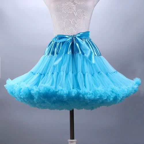 2025 Frauen Vintage Petticoat Crinoline Unterrock Rockabilly Swing Tutu Rock - Bild 23 von 39