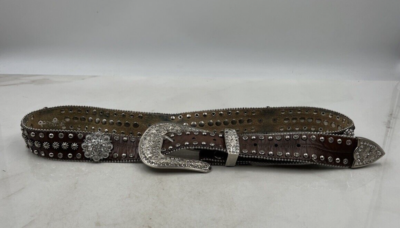 NWT French Scalloped Belt Straw Scallop Edge Belt - Universal Thread™ Cream : Target main image 3