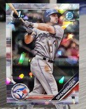 Chad Spanberger 2019 Bowman Chrome Atomic Refractor BCP-87 Toronto Blue Jays
