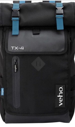 VEHO TX-4 Rugged Outdoor USB Backpack (Black) - Picture 2 of 2