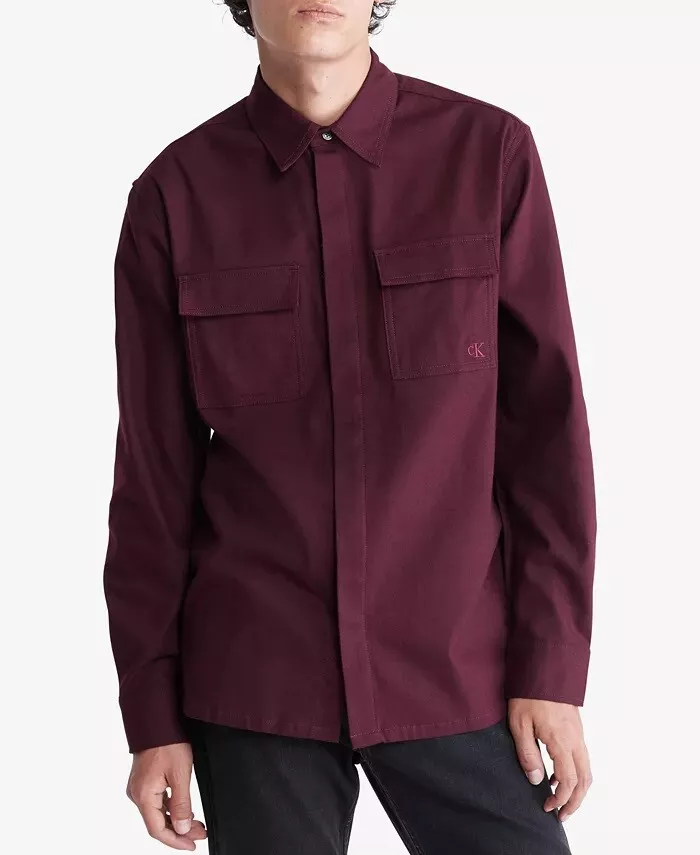 Calvin klein men's long sleeve shirts 2025