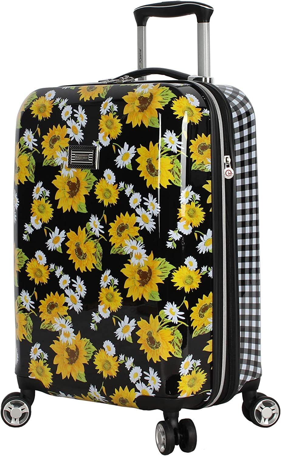 Betsey Johnson Luggage Hardside Carry On 20" Suitcase With Spinner Wheels