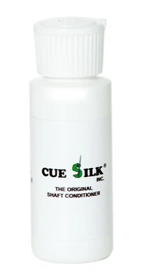 Cue Silk Pool Cue Shaft Conditioner 2 oz Bottle - AUTHORIZED DEALER