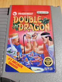 Double Dragon NES USA Version + Official Nintendo Hard Case Manual + Sheet