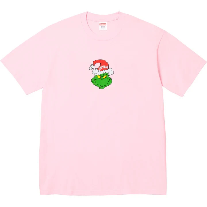 Supreme Grinch Tee FW24 Light Pink Men