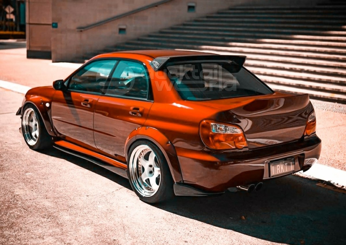 Ducktail Spoiler Ver.2 for Subaru Impreza GD 2000 - 2007 WRX STi