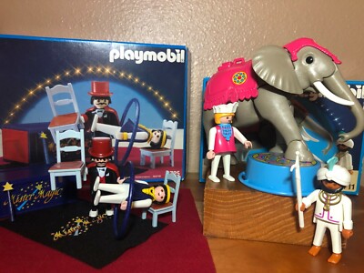 playmobil Circus Sets 3720, 3398, 3742, 3737, 3725, and 3711