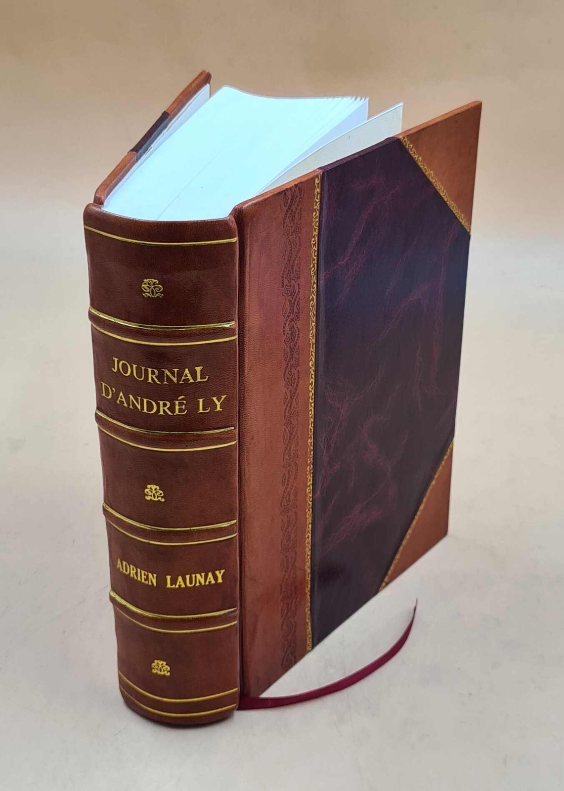 André Ly Journal Chinese Priest Missionary Apostolic Notaire Leather Bound