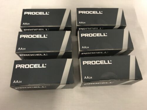 144 New AA Procell Alkaline Batteries by Duracell PC1500 EXP 2027 or Later