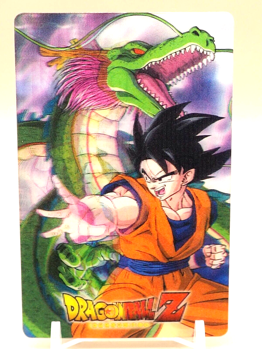 Son Goku Shenron Dragon Ball Z 3D Sticker Card Showa Note Japan