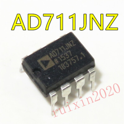 1PCS AD711 AD711JN DIP-8 Precision, Low Cost, High Speed, BiFET Op #98/ ...