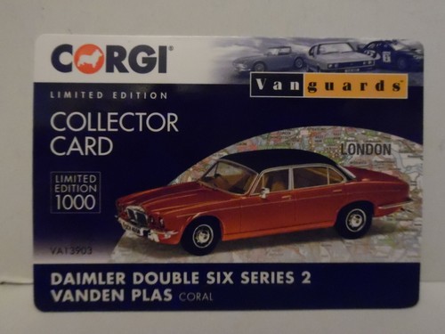 VA13903. DAIMLER DOUBLE 6 SERIES 2 VANDEN PLAS in CORAL,1:43 SCALE, LTD 1000 - Picture 11 of 12