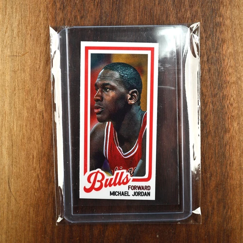 New ListingMichael Jordan Rookie RC Supermini NO 1986 Fleer Basketball Card - 1/3