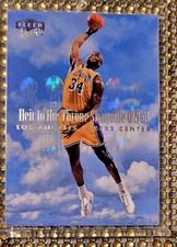 1999-2000 Fleer Ultra Shaquille O'Neal HEIR TO THE THRONE #9 MINT‼️7-UHD PICS 