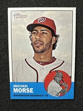 MICHAEL MORSE #69 2012 Topps Heritage Baseball QTY Washington Nationals
