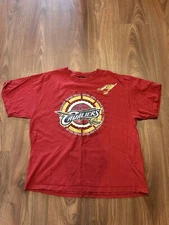 UNK NBA CLEVELAND CAVALIERS Graphic Red T-Shirt Men's Size XL