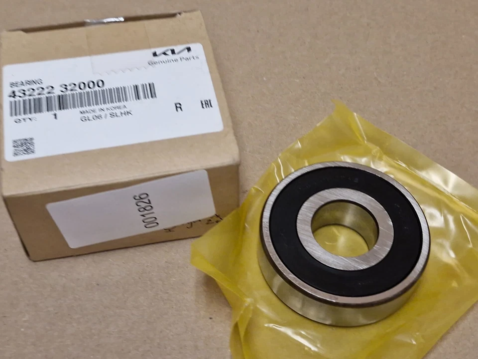 Cojinete de eje de entrada Kia Rio Soul 2009-2019 1,6 L L4 43222-32000 genuino nuevo OEM Foto 4 de 4