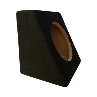 8  Sealed Angled  Single Subwoofer Enclosure Car Audio Speaker MDF-Black