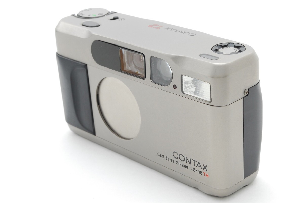 contax t2【送料無料】 N MINT in Box] Contax T2 Titan Silver 35mm Point & Shoot