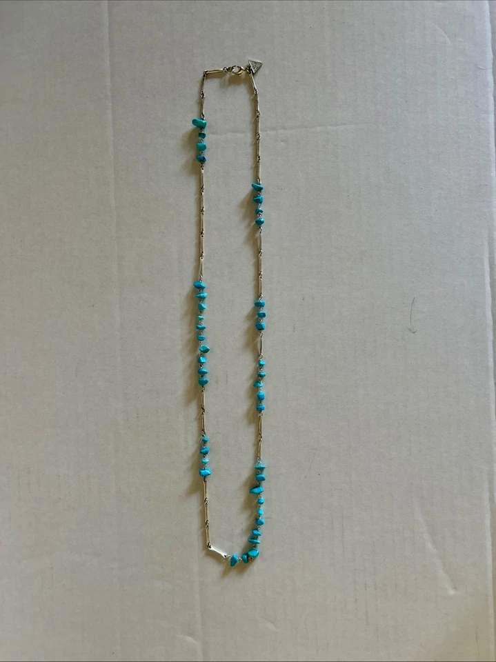 绿松石风格女式项链“Guess”16英寸长项链 — 第 2/4 张图片