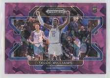 2022 Panini Prizm Draft Picks Purple Ice Variation /149 Mark Williams #62 05ov