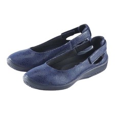 ARCOPEDICO L58 Crackle Texture Backstrap Flat Shoe Comfort Boho Retro EU40 /US 9