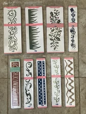 LOT 9 QuicKutz Cookie Cutter 12” Border Limited Edition Alphabet