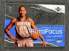2003-04 Upper Deck Glass Basketball Carmelo Anthony Auto Focus